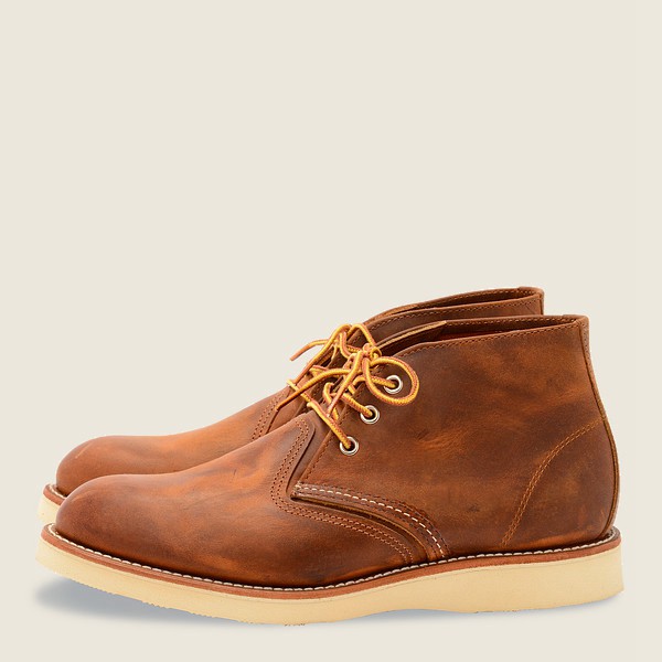 Red Wing Heritage Sko Work - Chukkar Rough & Tough Læder - Brune - Herre 6095-TIWVE